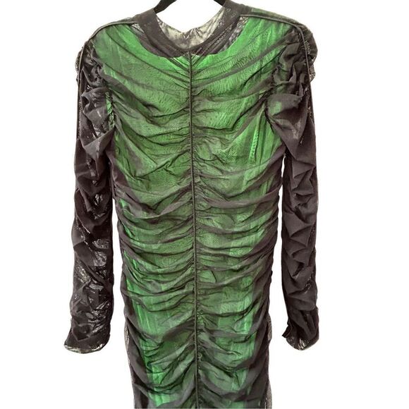 Alexander Wang Double Layer Stretch Mesh Mini Dress Women’s Size Large - Picture 10 of 13